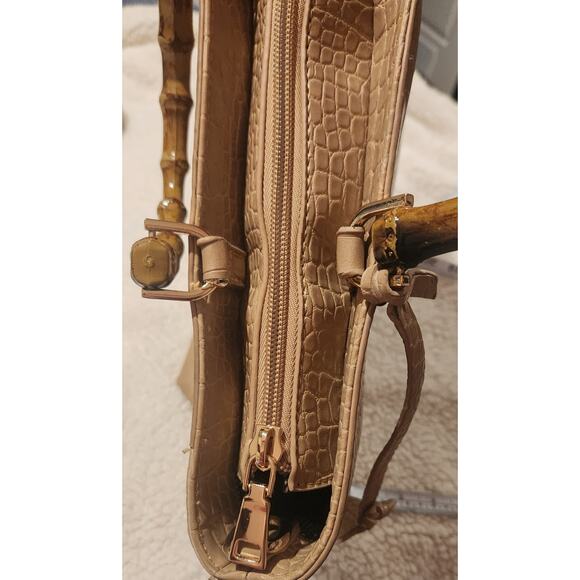 Moda Luxe Tessa Hand Bag, Tan - Picture 5 of 7